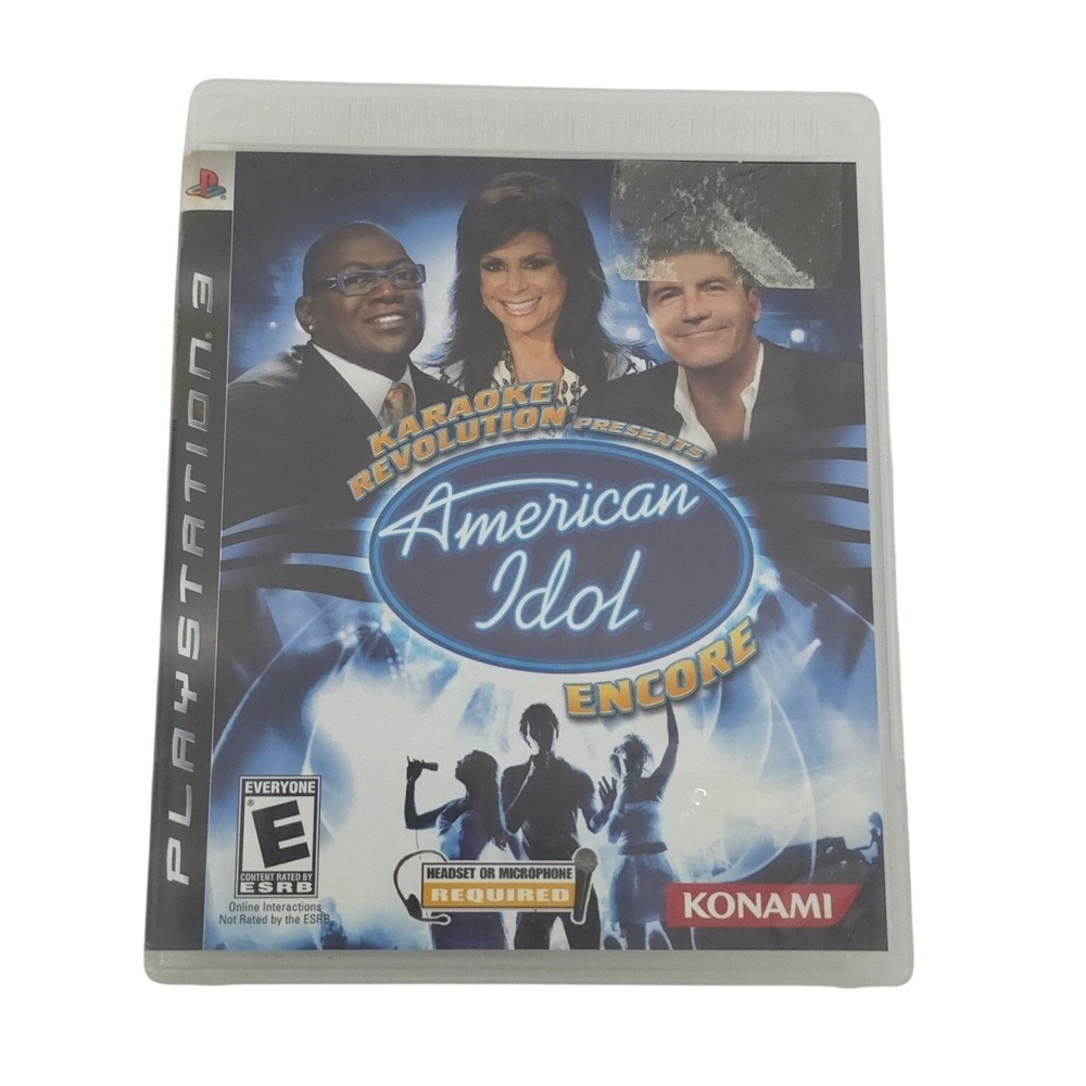 Karaoke Revolution American Idol Encore PS3 Game